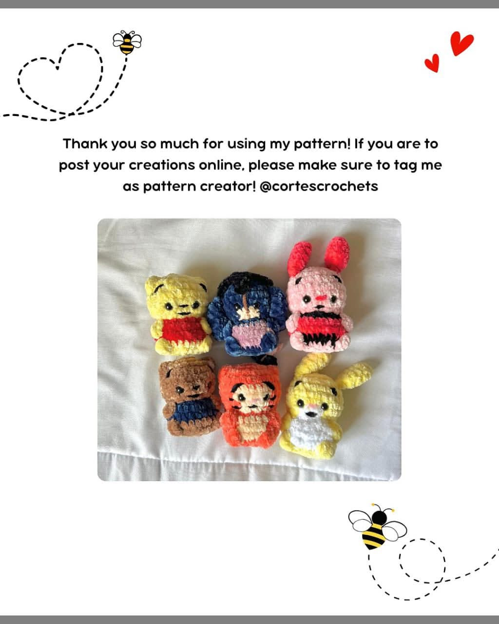 "No Sew Crochet Patterns for Winnie the Pooh & Friends"