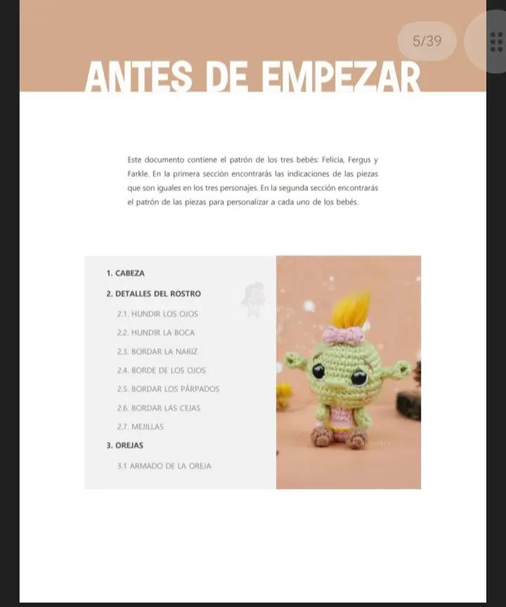 Ogritos adorables tejidos a crochet para decorar tu hogar