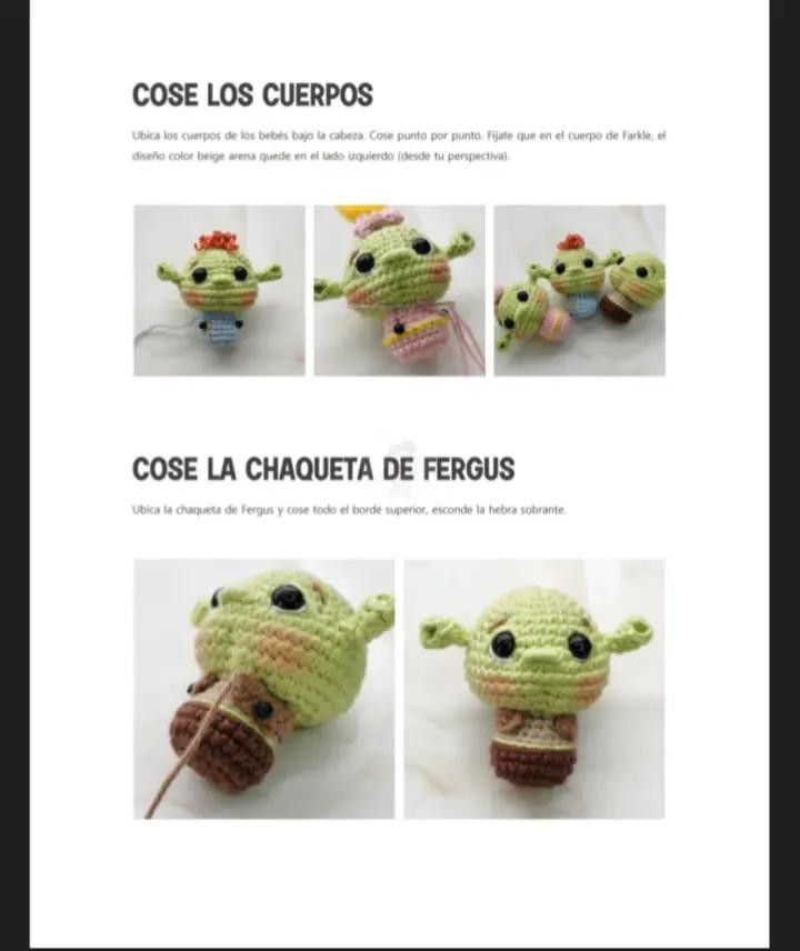 Ogritos adorables tejidos a crochet para decorar tu hogar