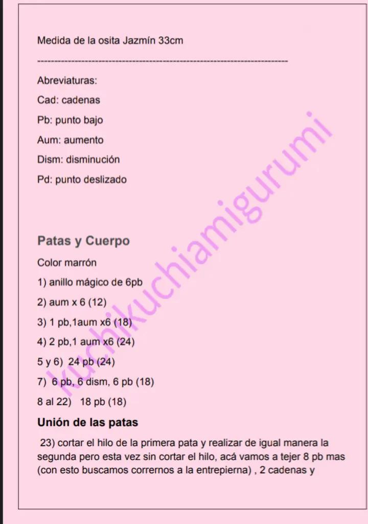 Ositos Amigurumi con Instrucciones y Materiales Detallados