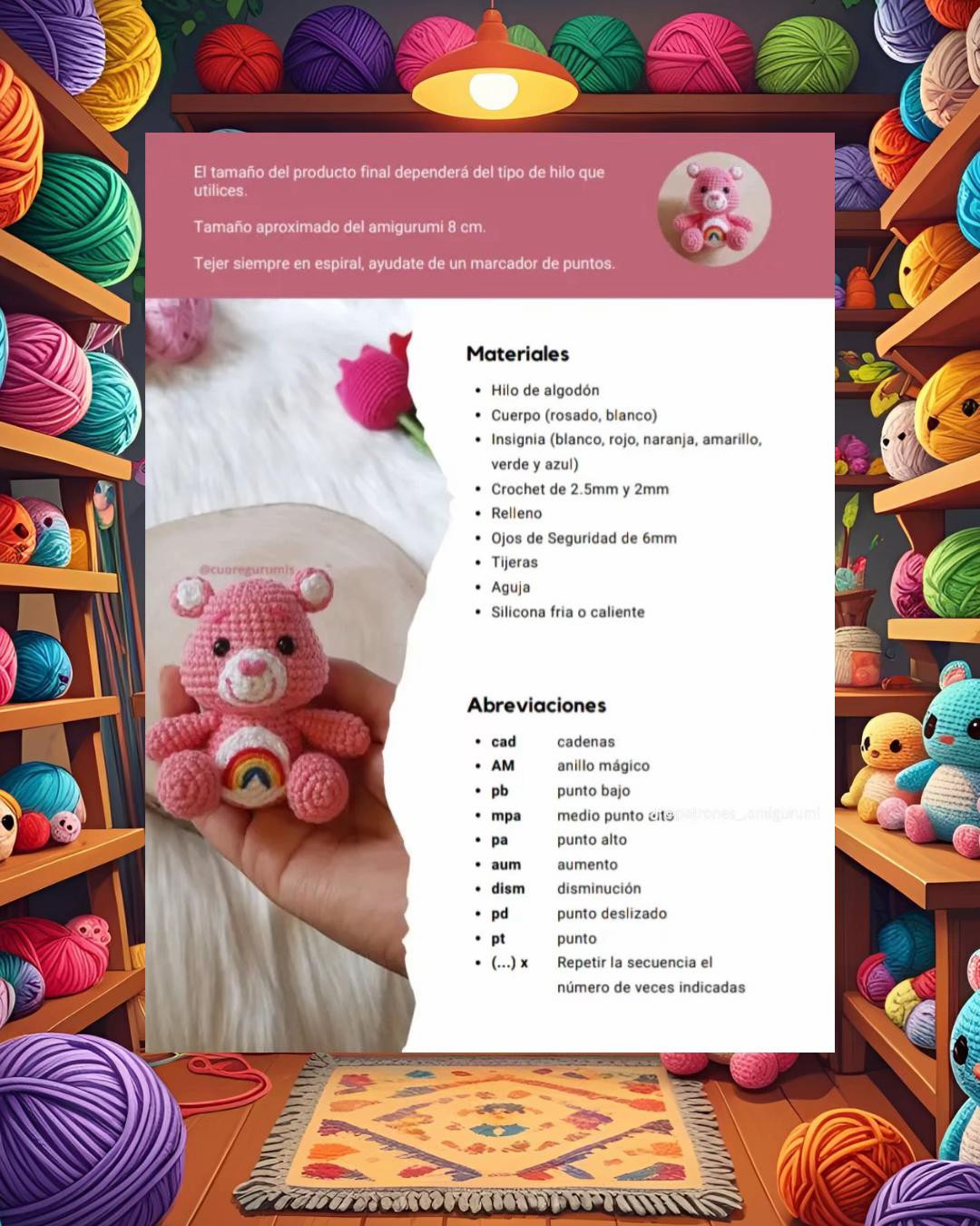 Ositos Cariñositos de Crochet: Patrón Gratuito para Crear Amigurumis