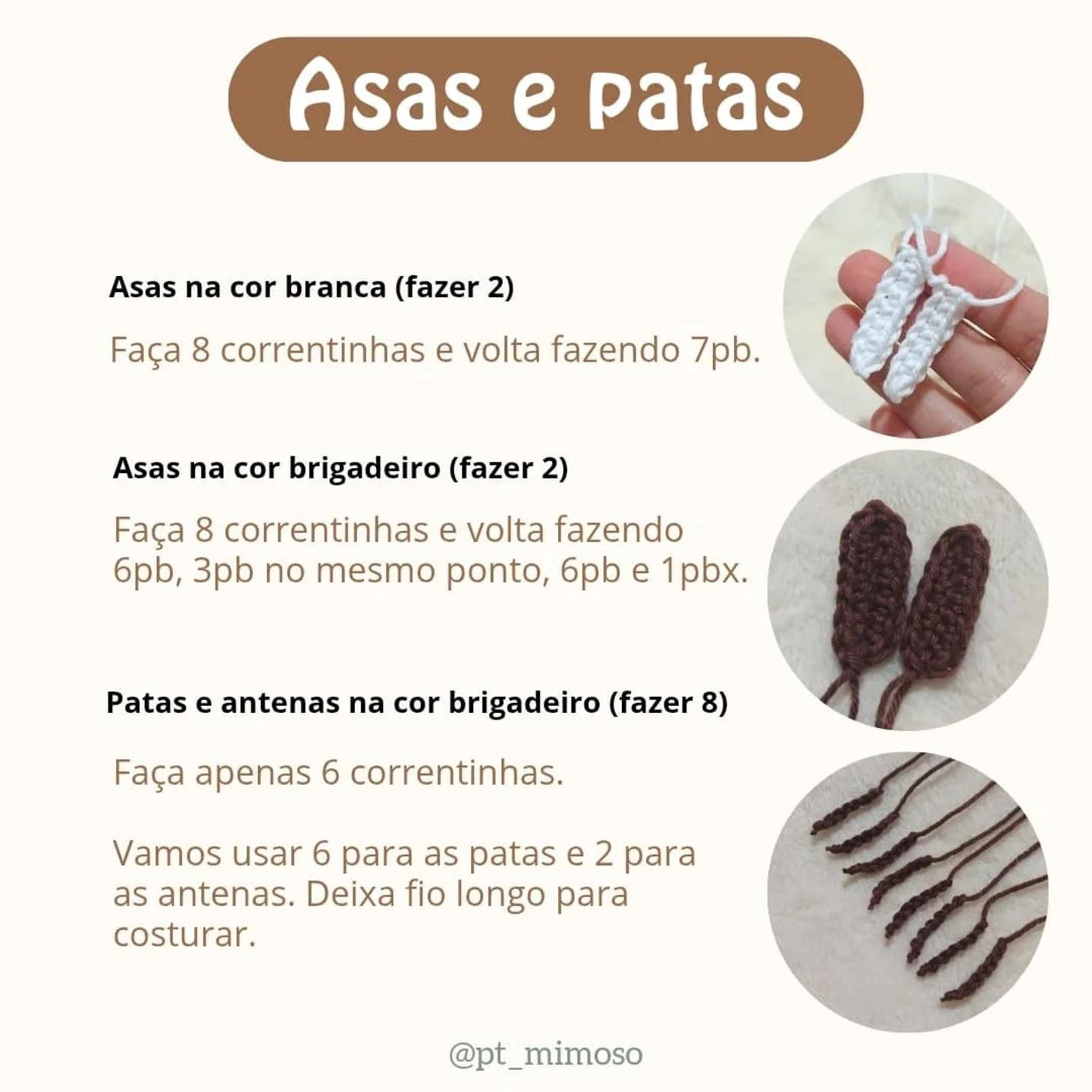 Padrão de Amigurumi de Formiga com Tocha - Grátis e Fácil de Seguir