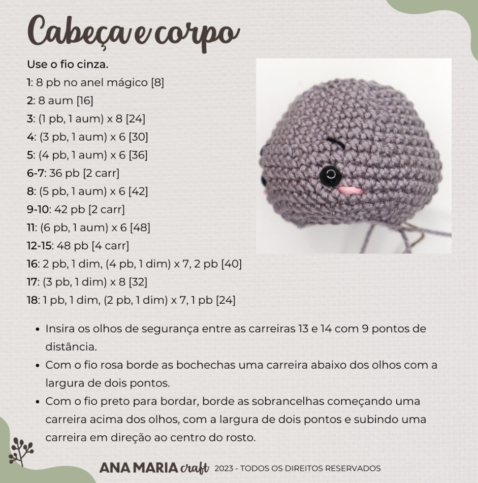 Padrão de Amigurumi de Joaninha Adorável: Receita Grátis para Crochê