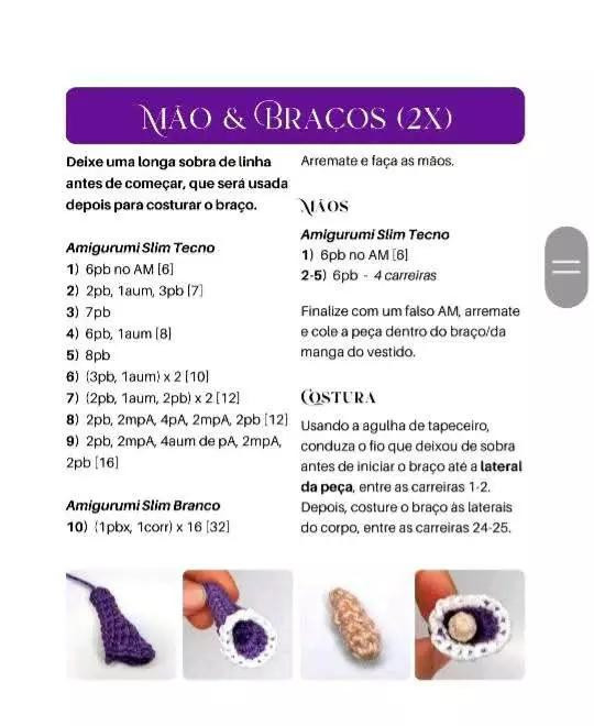 Padrão de Amigurumi: Rainha Má Elegante em Crochê
