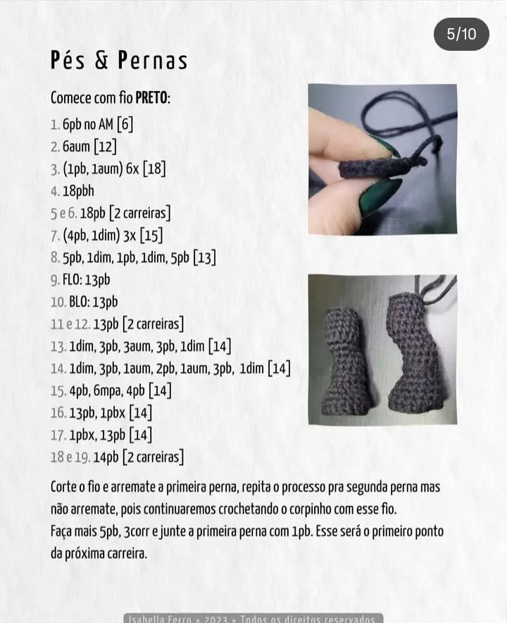 Padrão de Amigurumi Wendigo: Crie Seu Próprio Monstro de Crochê