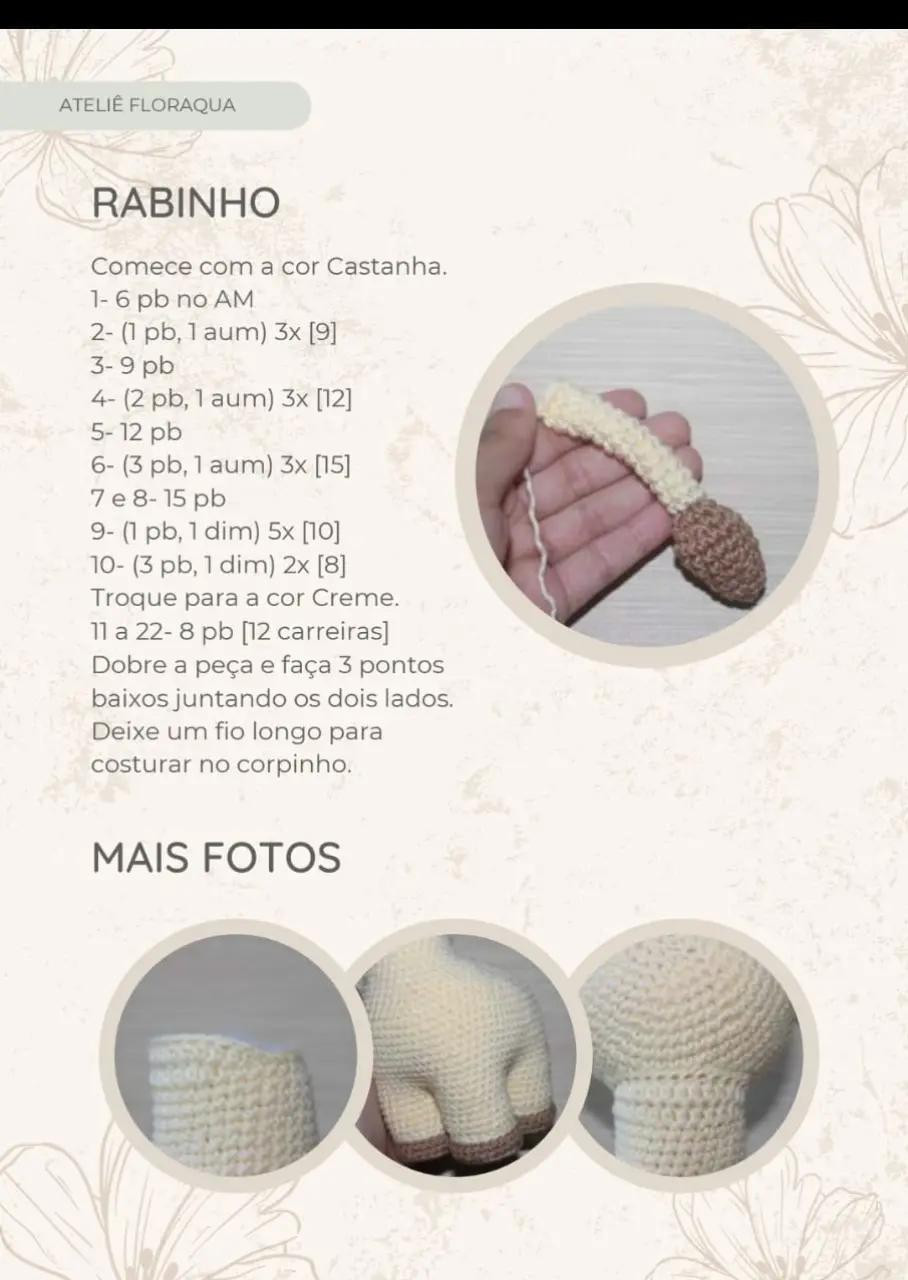 Padrão de Crochê Amigurumi Girafa Gina: Criação Adorável e Detalhada