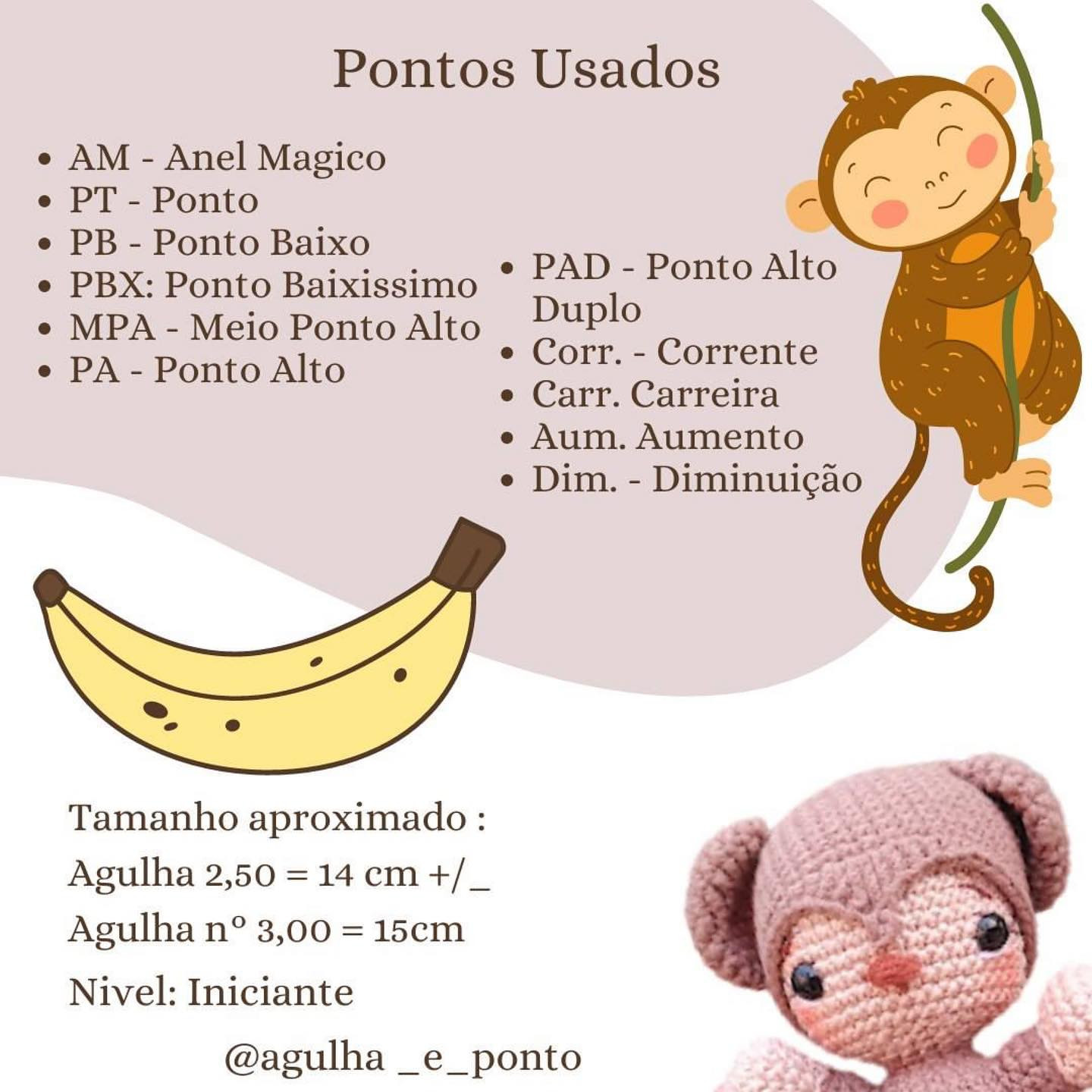 Padrão de Crochê de Um Ursinho Amigurumi Fofo