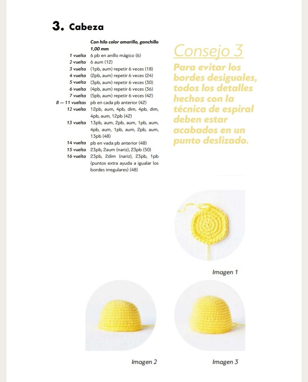 Padrón de Amigurumi: Crea tus propios personajes con crochet