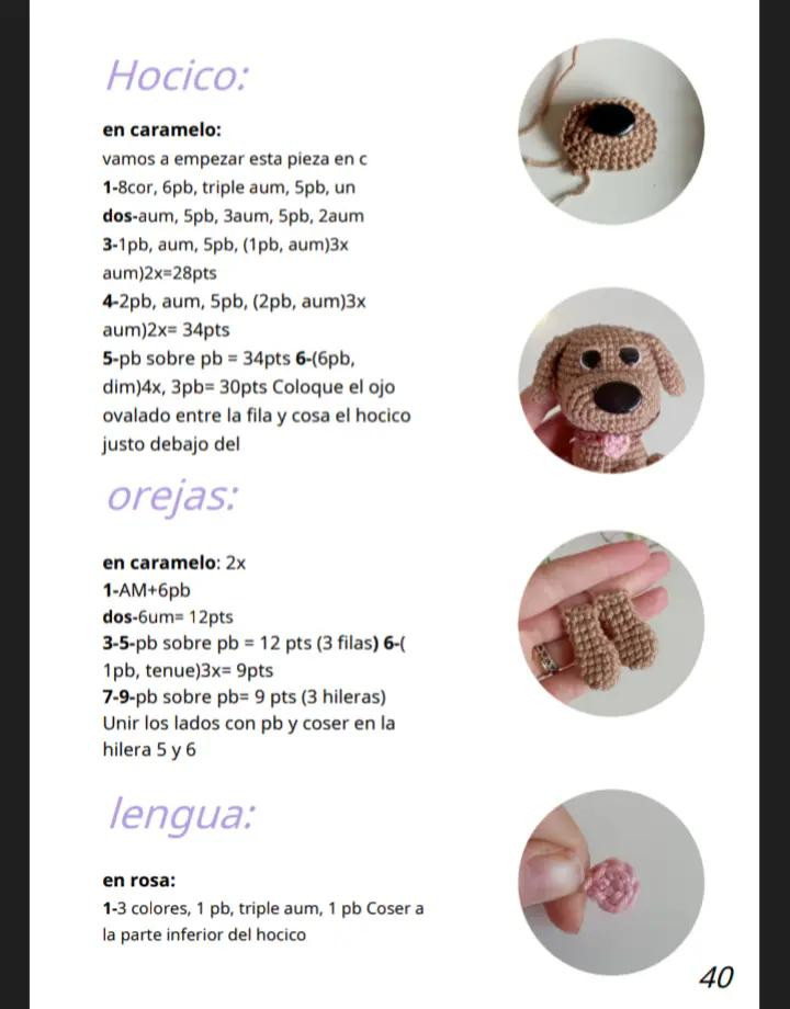 Patrón Amigurumi: Cómo Tejer un Perro de Peluche Adorable