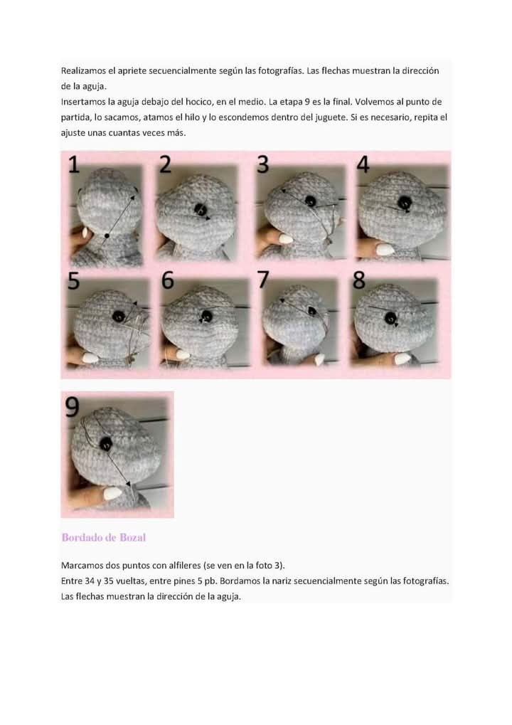 Patrón Amigurumi de Conejo: Descarga Gratuita en PDF