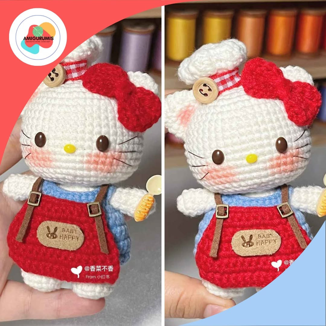 Patrón Amigurumi de Hello Kitty: Instrucciones Detalladas y Gratuitas