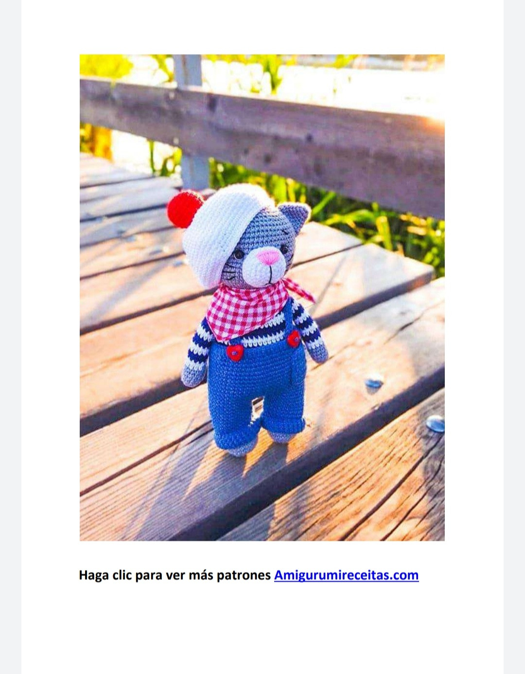 Patrón Amigurumi Gratis: Crea Tu Propio Gato Jeremy Lindo y Colorido