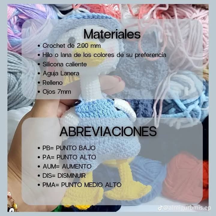 Patrón de Amigurumi: Adorable Gansito de Crochet para Principiantes