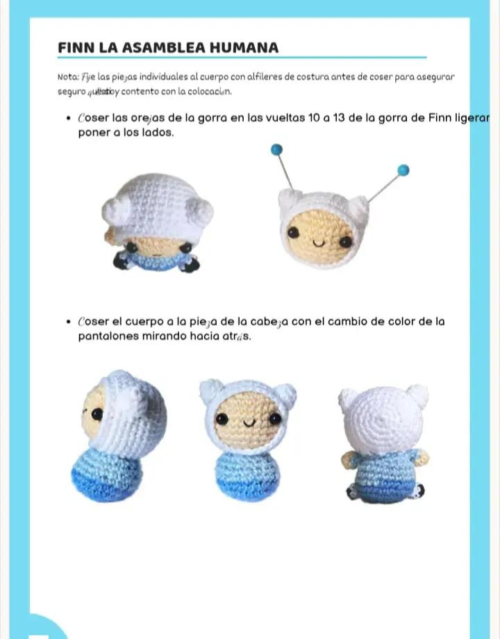 Patrón de Amigurumi: Aventuras de tres amigos entrañables