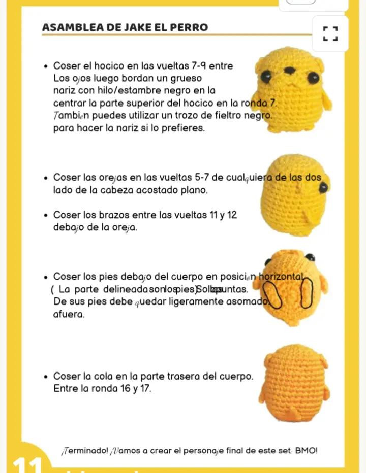 Patrón de Amigurumi: Aventuras de tres amigos entrañables