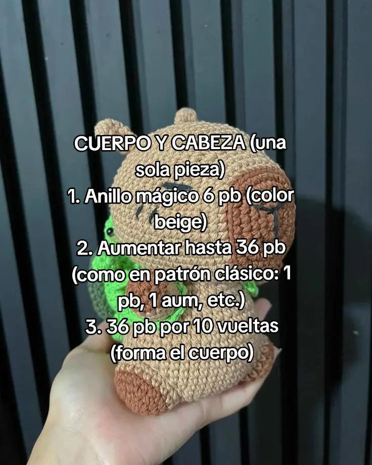 Patrón de amigurumi capibara: guía completa para principiantes