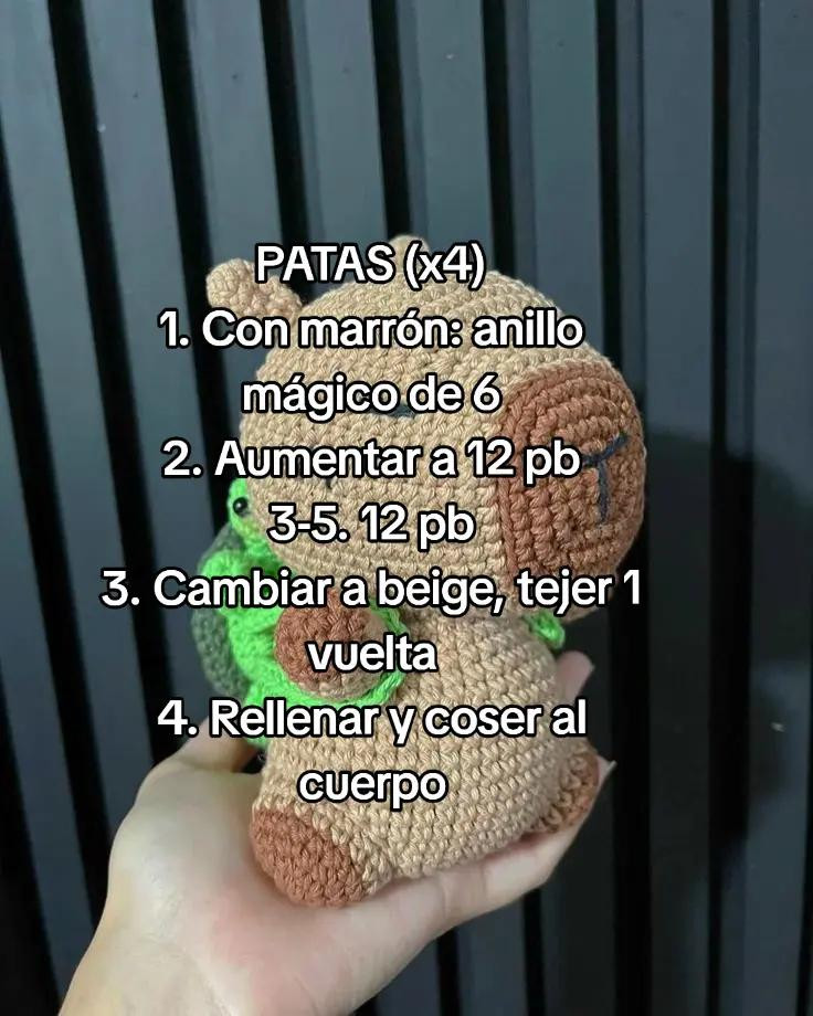 Patrón de amigurumi capibara: guía completa para principiantes