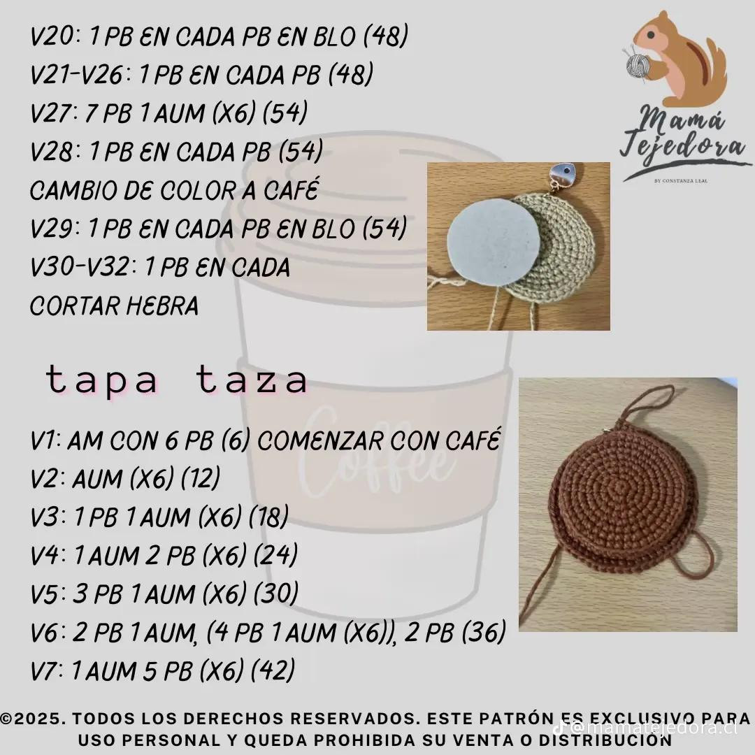 Patrón de Amigurumi: Capuchino Asesino con Espadas