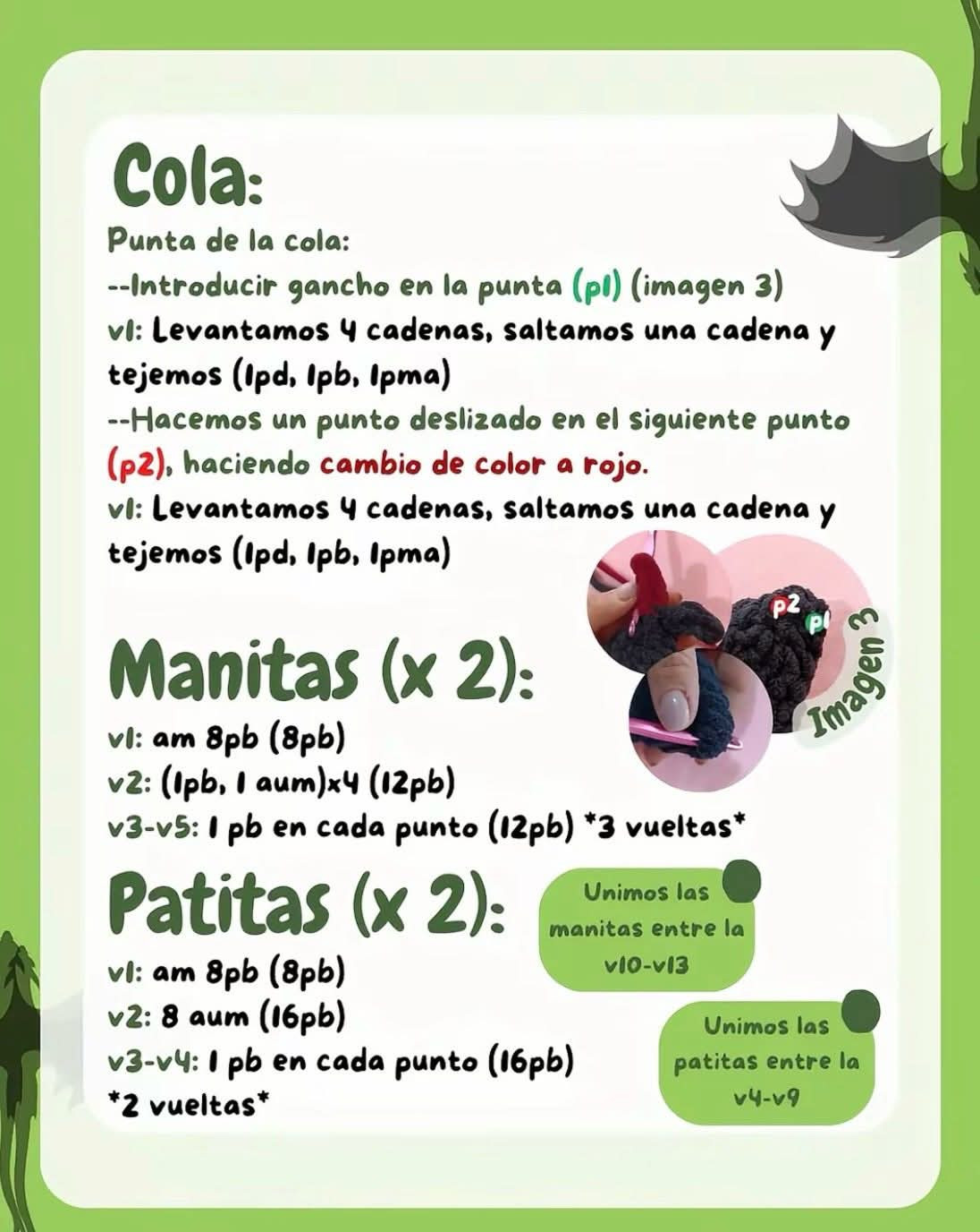 Patrón de Amigurumi Chimuelo: ¡Crea tu propio dragón adorable!