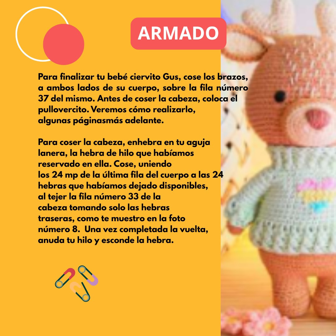 Patrón de Amigurumi Ciervo Gus: Guía Completa para Tejedoras