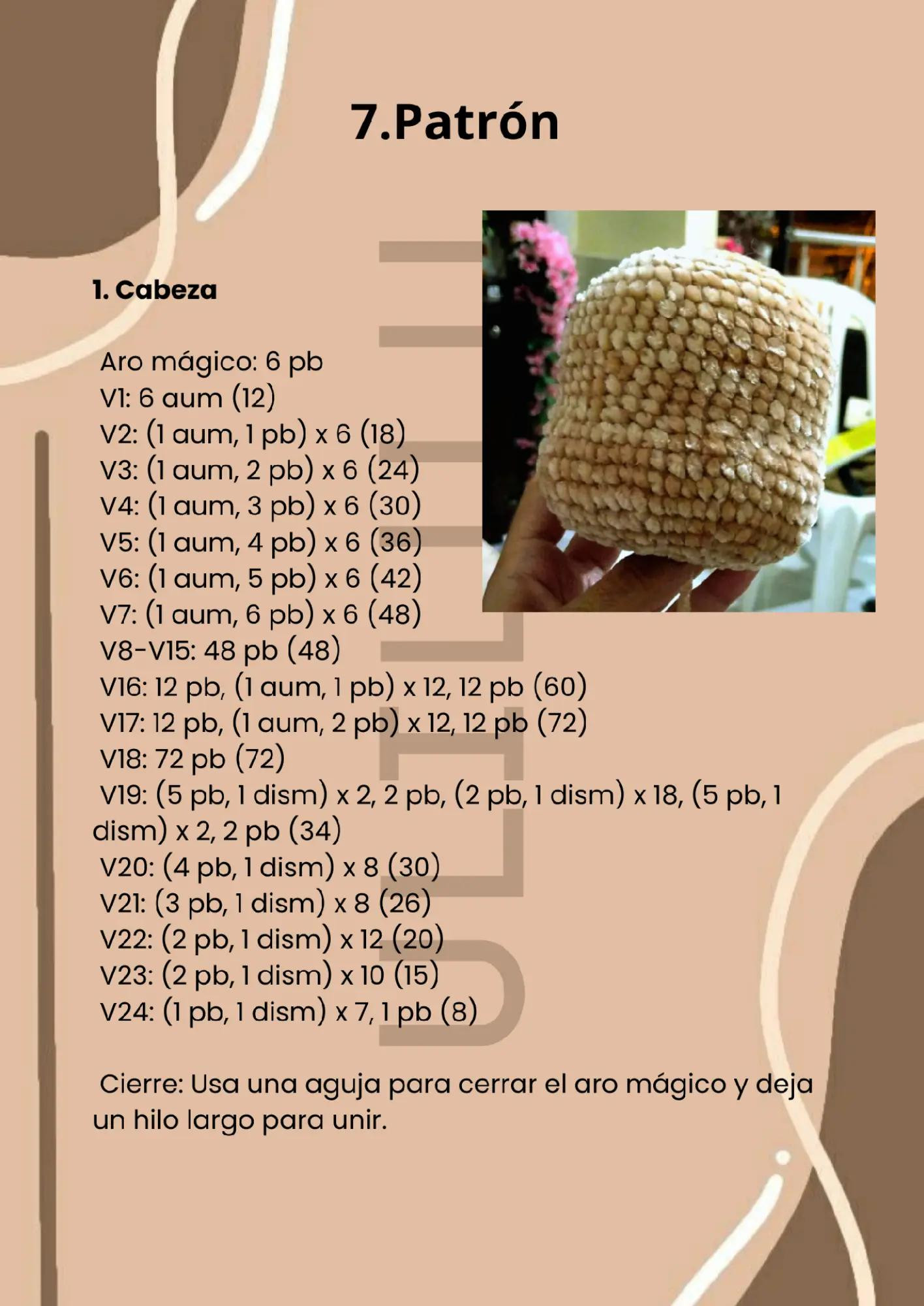Patrón de Amigurumi: Cómo Crear un Tierno Osito de Ganchillo
