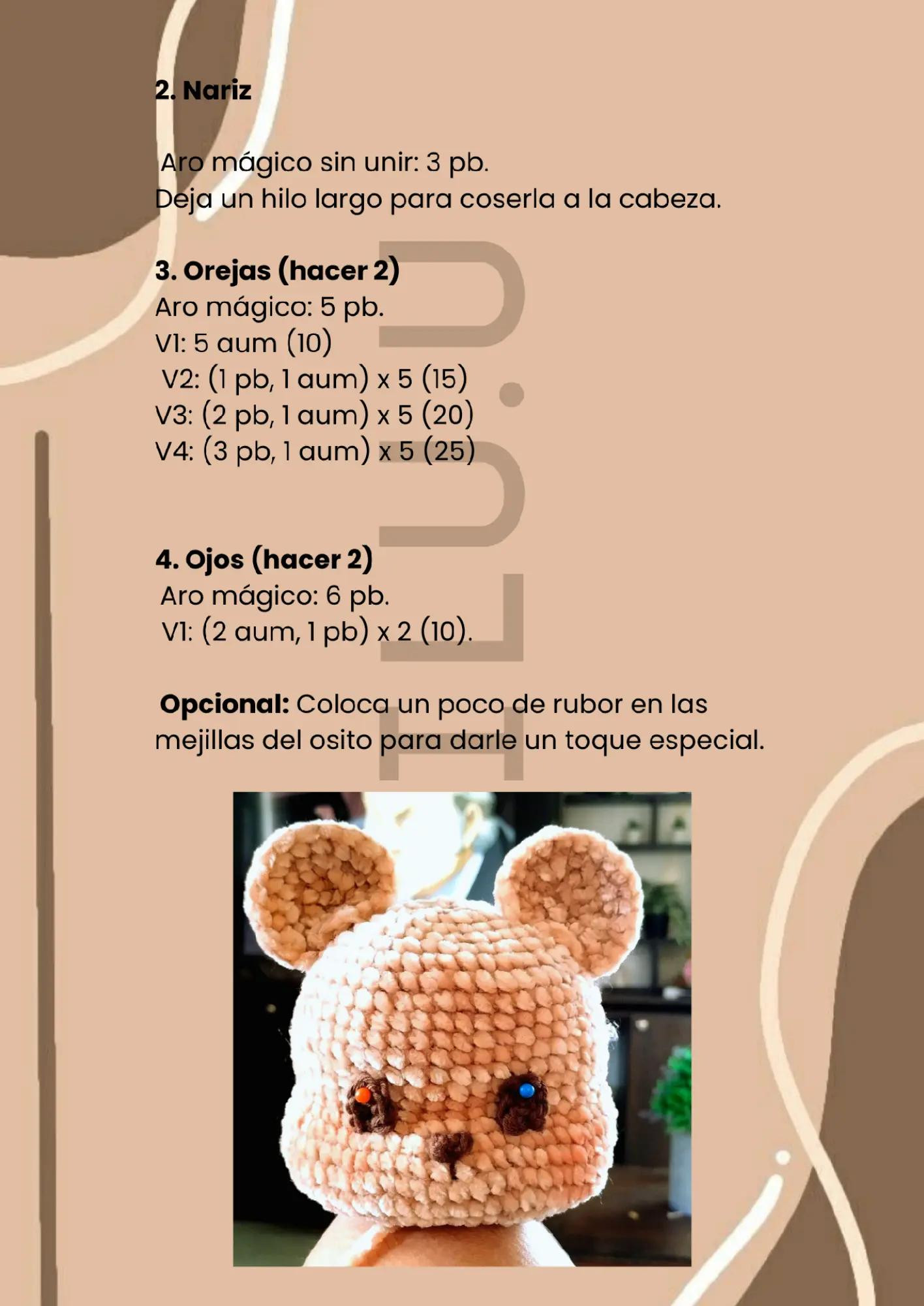 Patrón de Amigurumi: Cómo Crear un Tierno Osito de Ganchillo