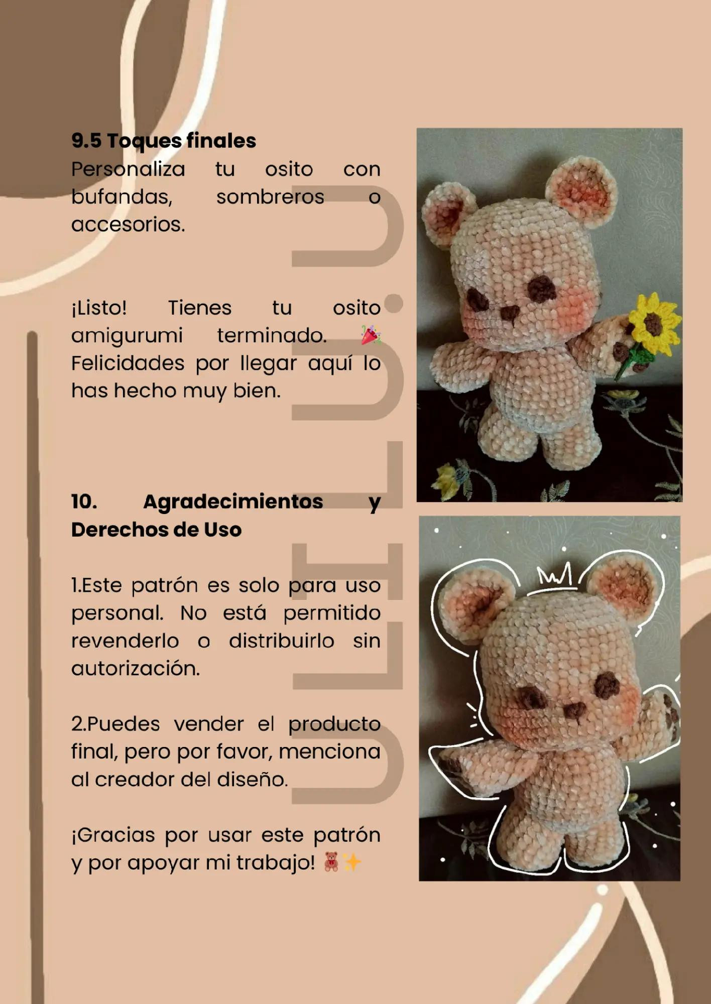 Patrón de Amigurumi: Cómo Crear un Tierno Osito de Ganchillo