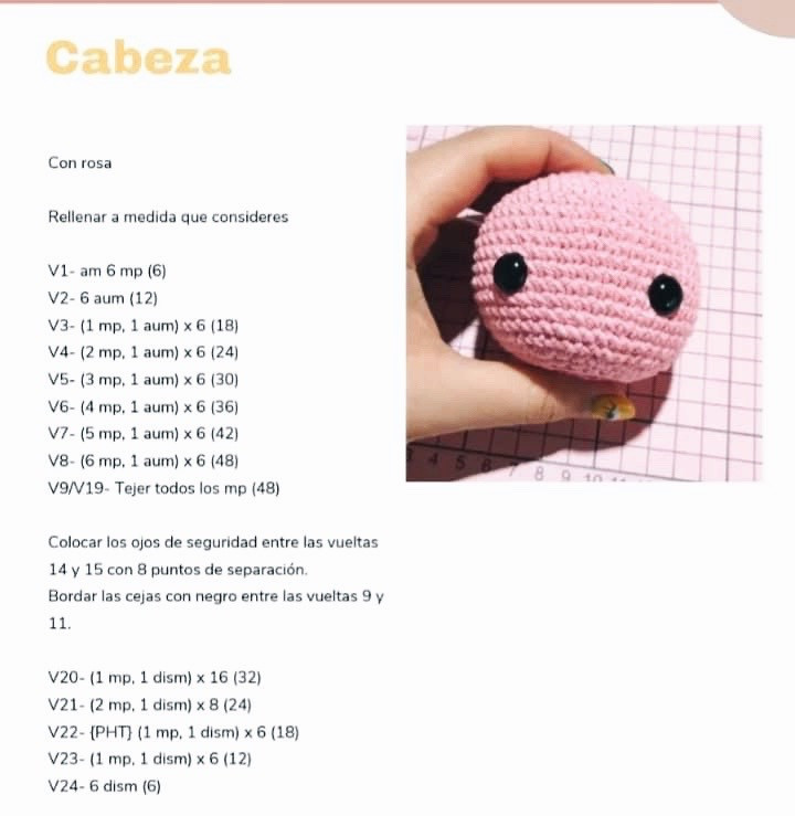 Patrón de amigurumi: Cómo hacer una pantera rosa adorable