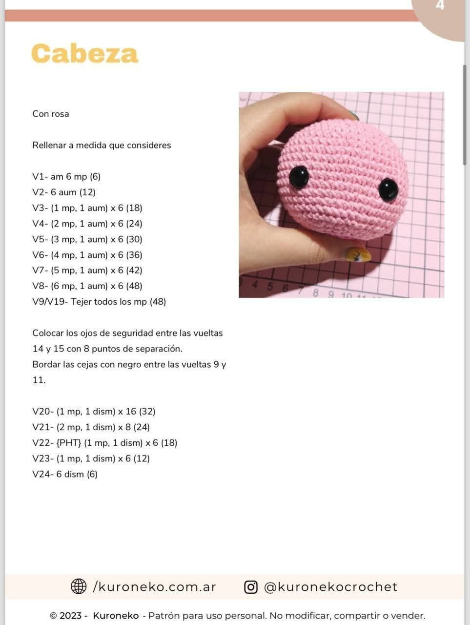 Patrón de amigurumi: Cómo hacer una pantera rosa adorable