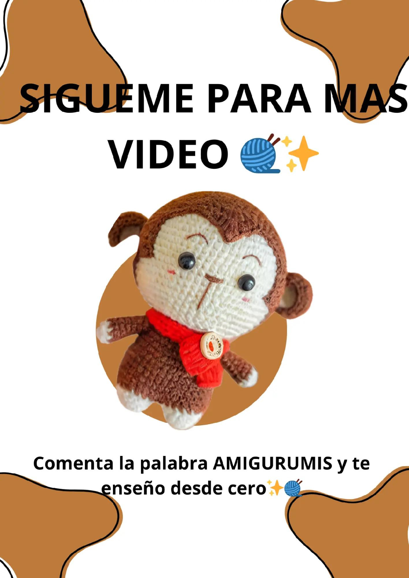Patrón de Amigurumi: Cómo Tejer un Mono Paso a Paso