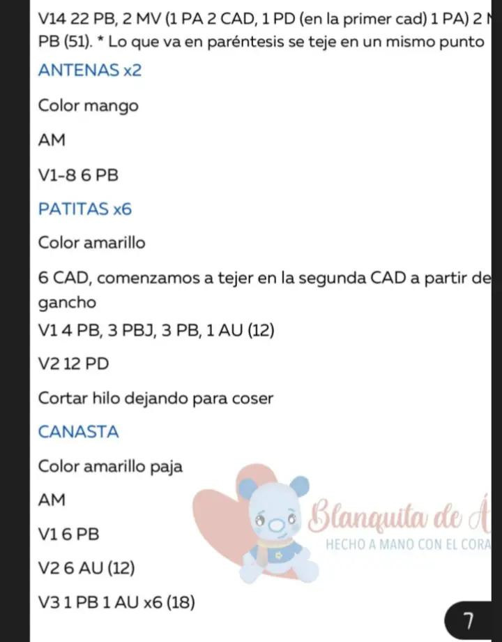 Patrón de Amigurumi: Cómo Tejer una Abejita Chiquitita Paso a Paso