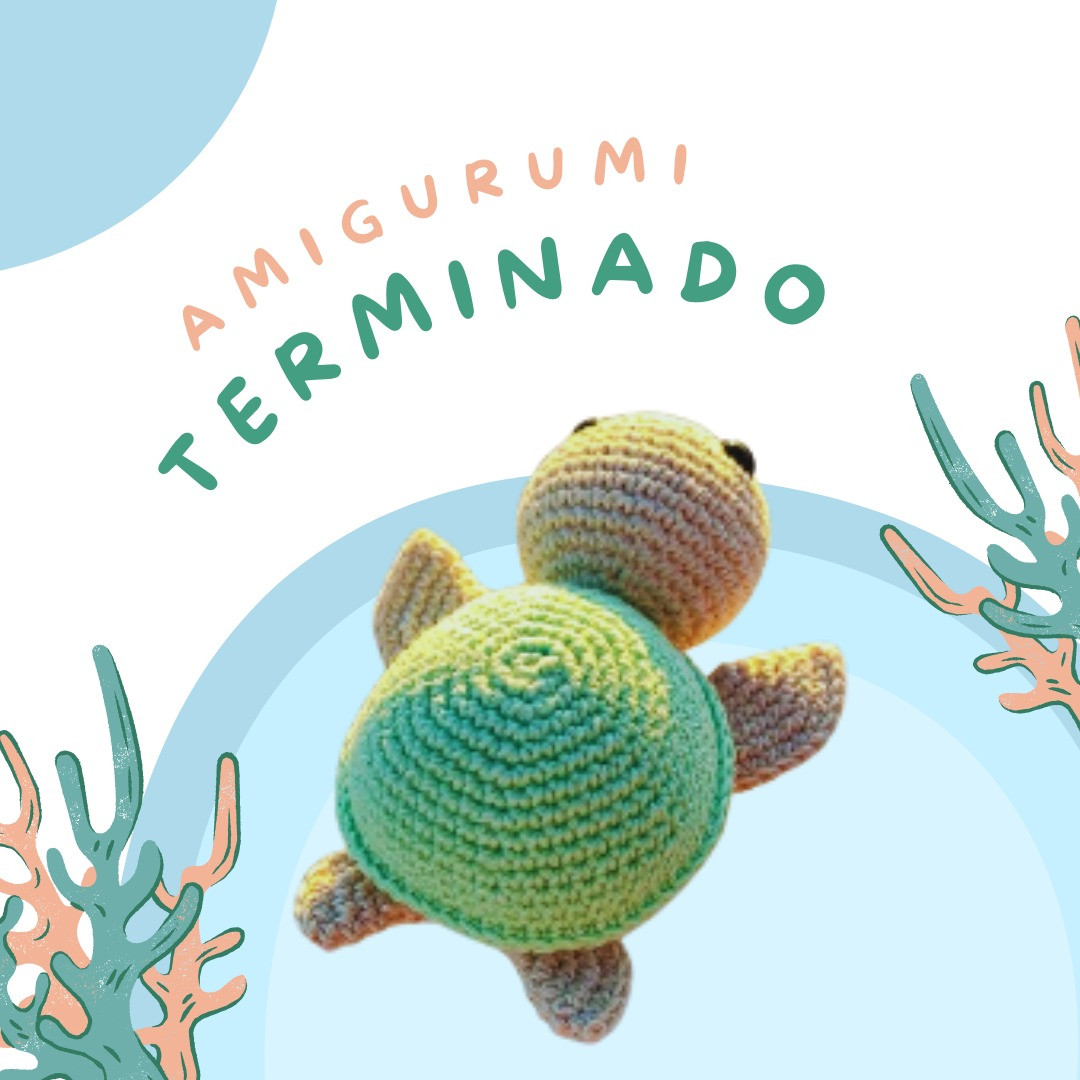 Patrón de Amigurumi: Crea tu Propia Tortuga Marina