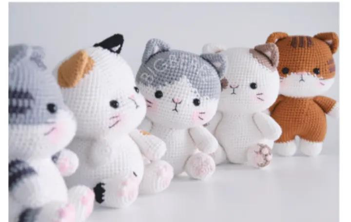 Patrón de Amigurumi: Crea tu Propio Gato Gris con Crochet