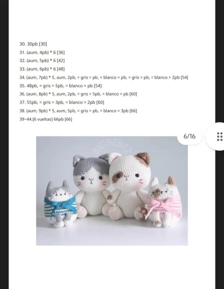 Patrón de Amigurumi: Crea tu Propio Gato Gris con Crochet