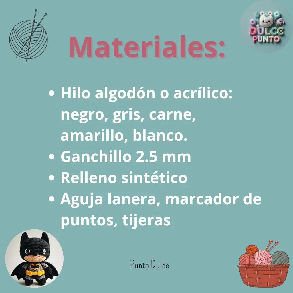Patrón de Amigurumi: Crea Tu Propio Mini Héroe Inspirado en Batman