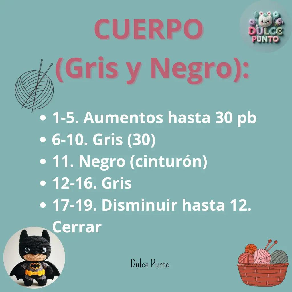 Patrón de Amigurumi: Crea Tu Propio Mini Héroe Inspirado en Batman