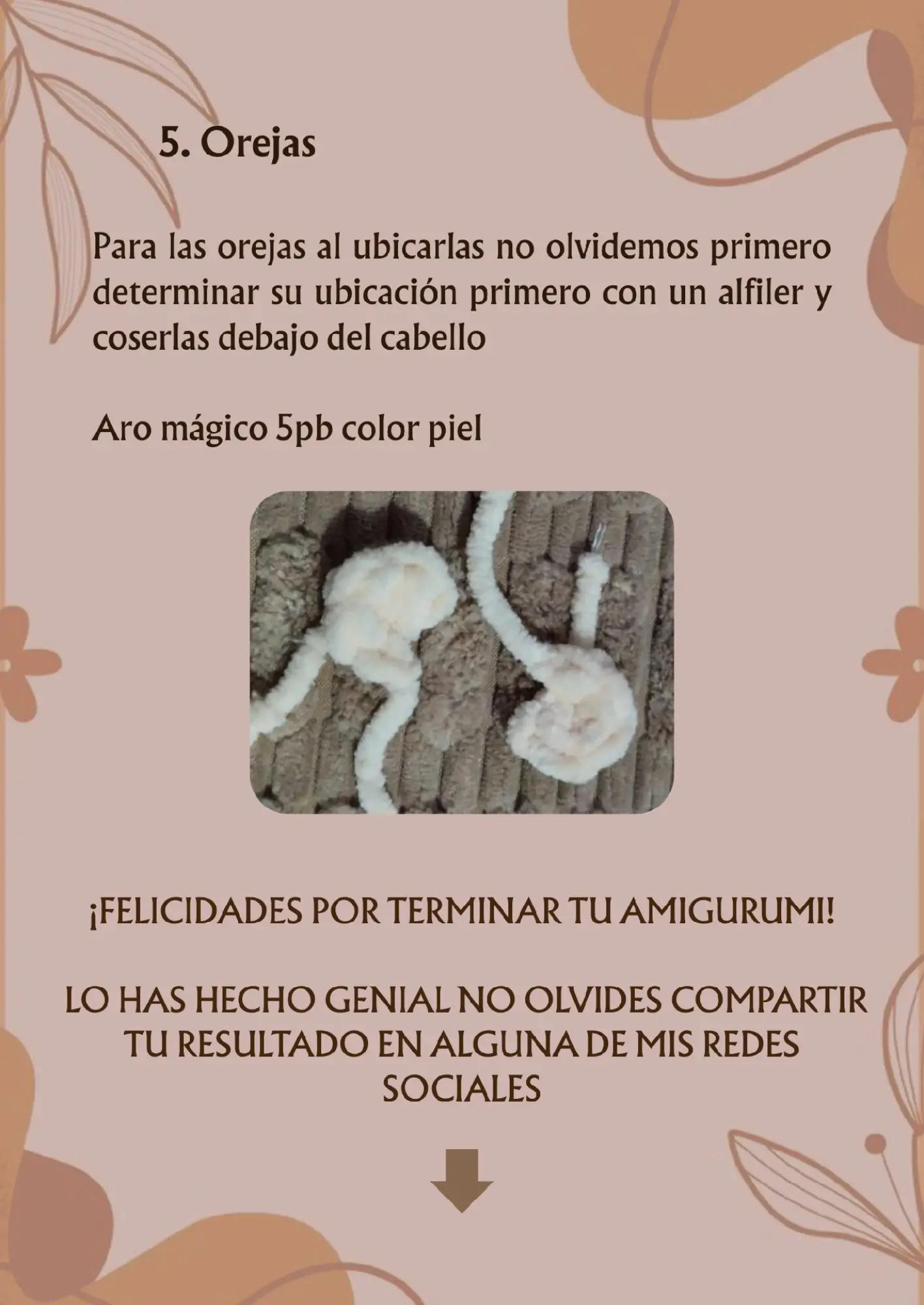 Patrón de Amigurumi: Crea tu propio personaje con este diseño detallado