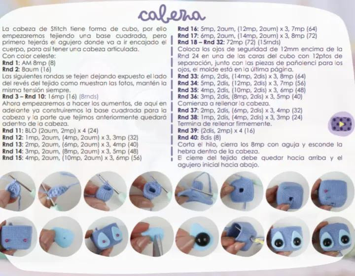 Patrón de Amigurumi: Crea tus propios personajes de Lilo y Stitch