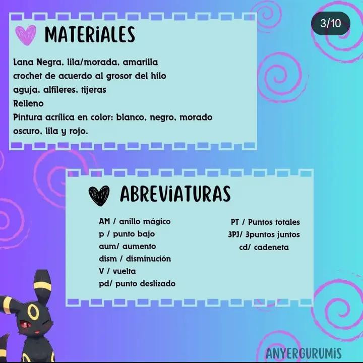 Patrón de Amigurumi: Crea tus propios Umbreon y Espeon con crochet.