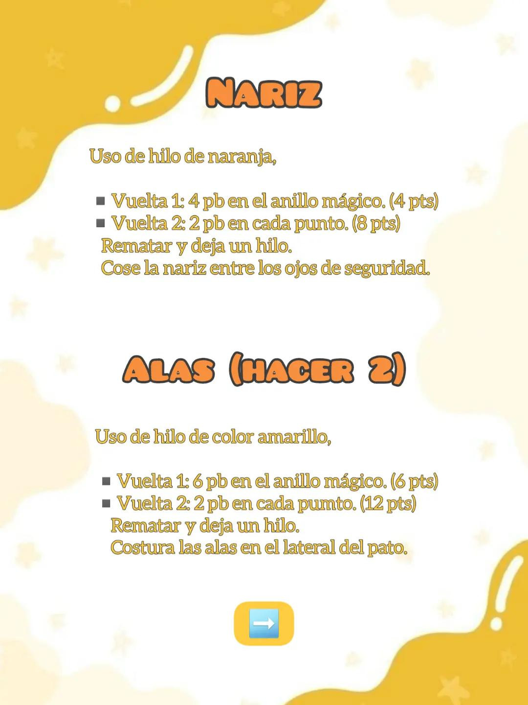 Patrón de amigurumi: crea un adorable patito amarillo con este diseño fácil.