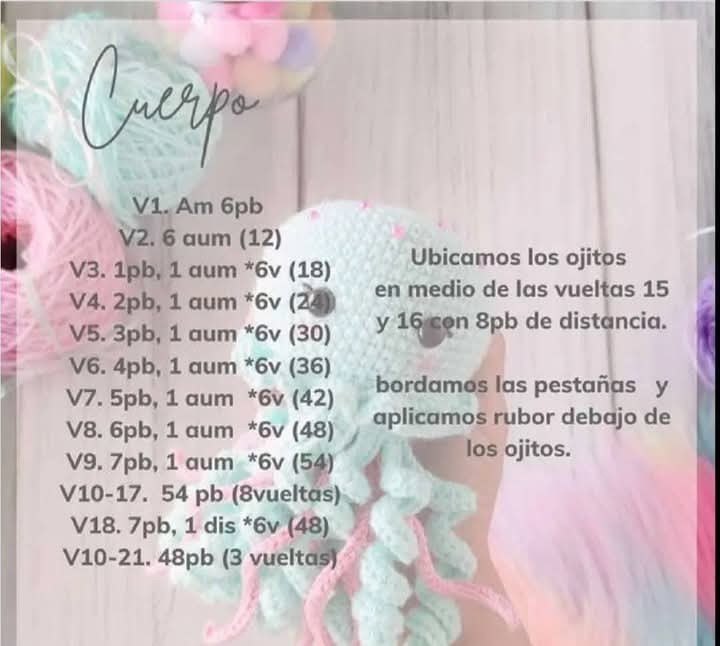 Patrón de amigurumi: Crea una adorable medusa a crochet