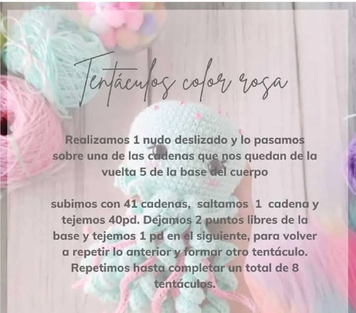 Patrón de amigurumi: Crea una adorable medusa a crochet