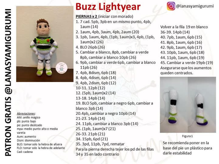 Patrón de Amigurumi de Buzz Lightyear: Crea Tu Propia Aventura Espacial