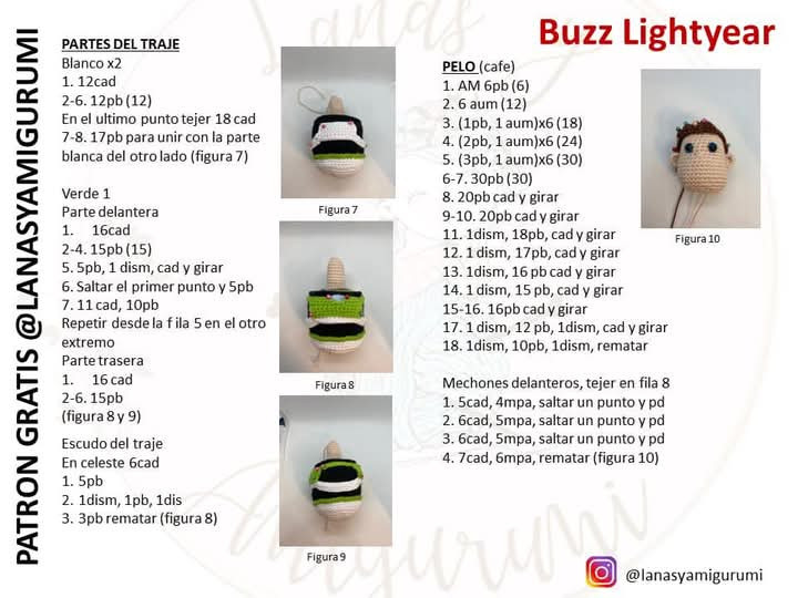 Patrón de Amigurumi de Buzz Lightyear: Crea Tu Propia Aventura Espacial