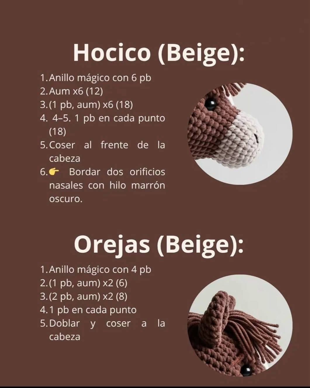 Patrón de amigurumi de caballo inspirado en Toy Story