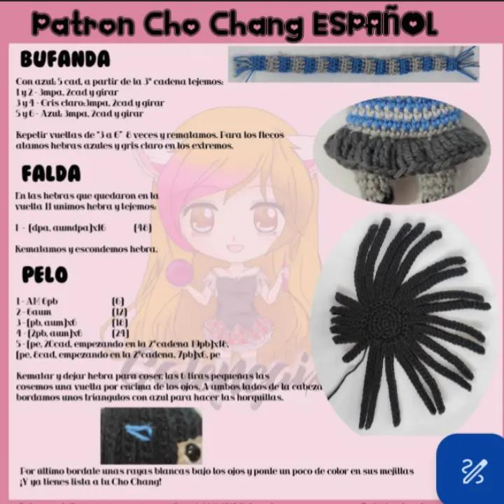 Patrón de Amigurumi de Cho Chang: Diseño Gratis para Tejer