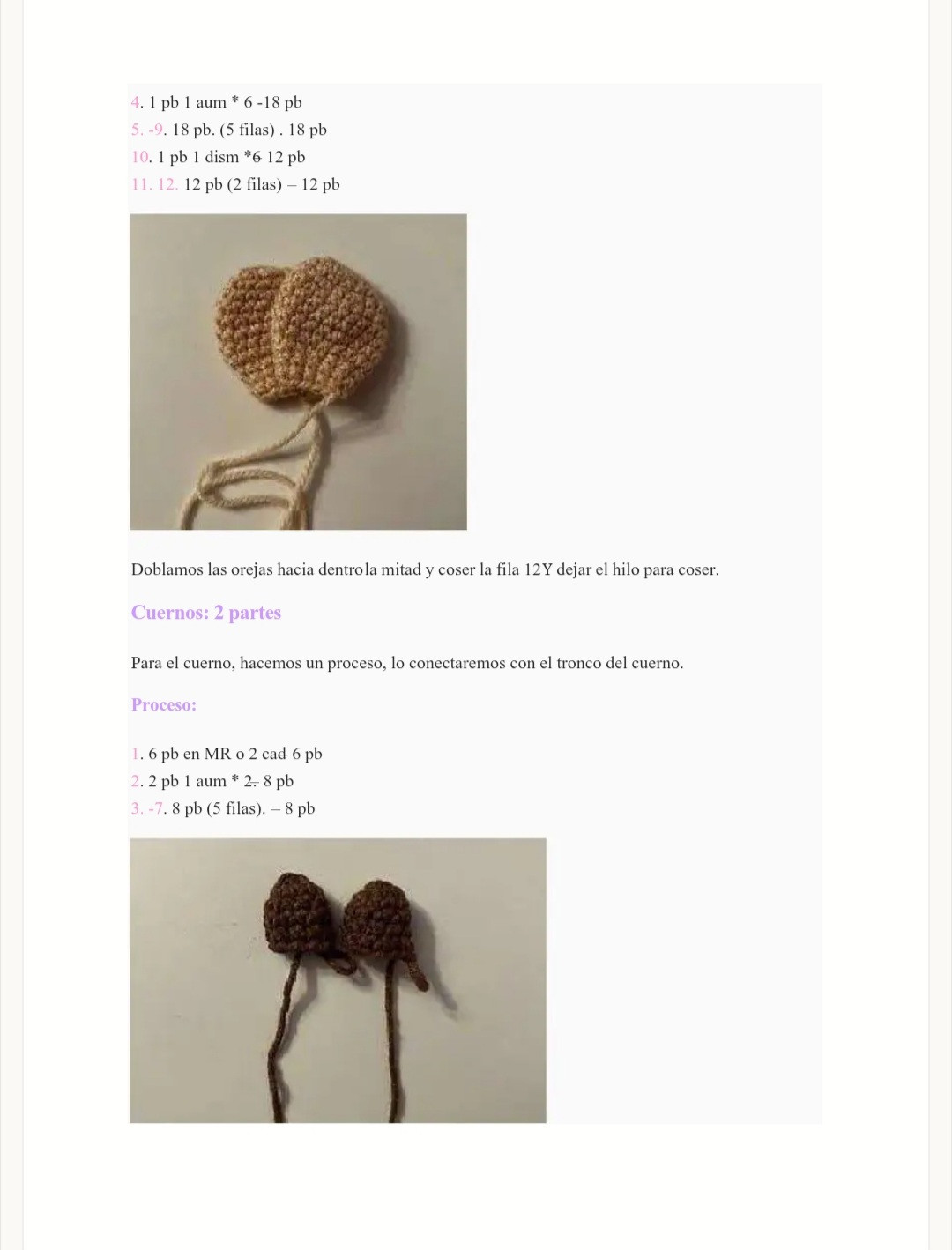 Patrón de Amigurumi de Ciervo de Crochet Adorable y Gratis