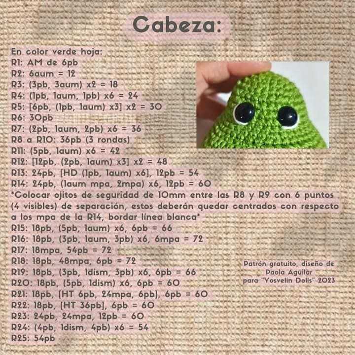 Patrón de amigurumi de dinosaurio con flotador para principiantes
