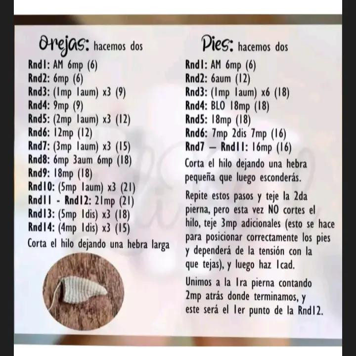 Patrón de Amigurumi de Dobby: Instrucciones Detalladas para Tejedores
