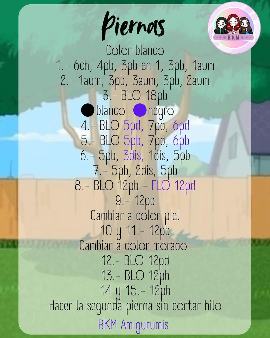 Patrón de amigurumi de Ferb con instrucciones detalladas y fáciles de seguir.